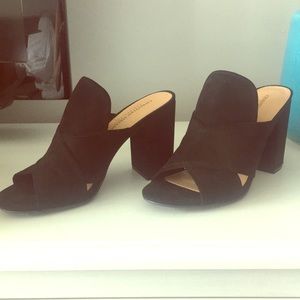 Christian Siriano Black Block Heels